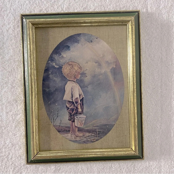 Vintage G. Ranck Framed Set Of “Young Love” Pictures Art Set Of 5 - Picture 3 of 16